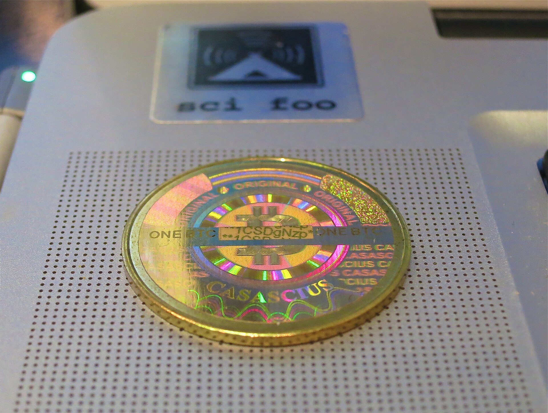 Physical Casascius Bitcoin
