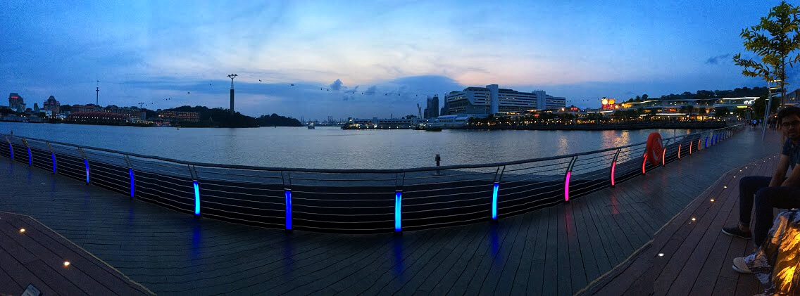 HarbourFront night panorama